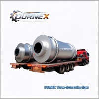 Secador Rotatorio de Tres Cilindros DURNEX |   Solución de Secado de Alta Eficiencia para Arena, Escoria y Materiales Minerales