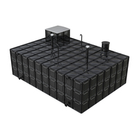 Réservoir d'eau enterré modulaire BDF en acier inoxydable 304, taille personnalisée 10000L/h, réservoir de stockage d'eau souterrain boulonné