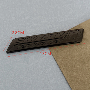 Emblema con Logotipo <span class=keywords><strong>R</strong></span> en Negro Brillante Estilo KZ para <span class=keywords><strong>Mazda</strong></span> Miata MX-5 <span class=keywords><strong>MX5</strong></span> NA NB NC ND, Adhesivo con Letras para Maletero Trasero SKYACTIVD - Product Image 6