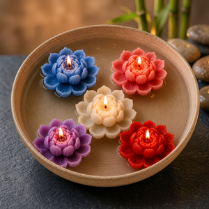 Handmade DIY Flower Soy Wax <b>Candle</b> Natural Floral Scent Non-Toxic Eco-Friendly <b>Long</b> Burning Decorative for Home Wedding Festival - Product Image 4