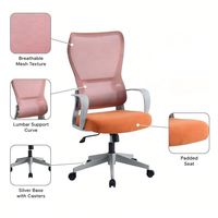 Chaise de bureau pivotante de luxe à dossier haut, ergonomique en maille, pour cadre, gaming et personnel, design moderne