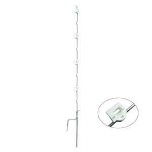 Venta al por mayor poste <span class=keywords><strong>de</strong></span> acero <span class=keywords><strong>de</strong></span> estribo pisada <span class=keywords><strong>de</strong></span> cerca eléctrica <span class=keywords><strong>de</strong></span> Agricultura <span class=keywords><strong>de</strong></span> resorte cinta aislante en polímero - Product Image 1