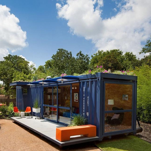 บ้านคอนเทนเนอร์ที่มีคุณภาพดีบ้านสำเร็จรูปที่ทันสมัยบ้านสำเร็จรูปที่อยู่อาศัย20ft ภาชนะบ้านโครงสร้างเหล็กโรงแรมสำเร็จรูป - Product Image 2