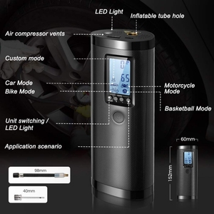 <span class=keywords><strong>Pompe</strong></span> à air électrique sans fil portable multifonctionnelle alimentée par batterie Newo pour voiture et vélo - Product Image 3
