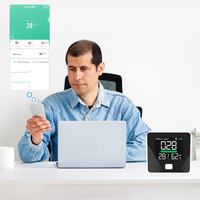 Détecteur intelligent 4-en-1 Tuya WiFi PM2.5 avec capteur laser, analyseur de gaz, surveillance en temps réel de la qualité de l'air