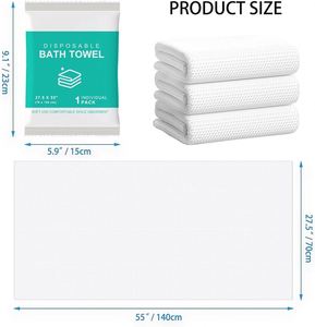 Disposable Nonwoven <b>Compressed</b> Towel Strong Absorbent Eco-Friendly Soft Comfortable for Hotel Travel Use - Product Image 2