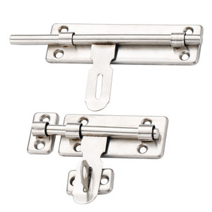 Lcedis Stainless Steel Cabinet Latch 4 6 8 Inch Keyless Furniture Door Bolt Minimalist Design - Product Image 5