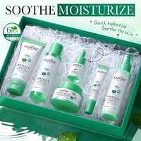 Produits de soin de la peau SADOER, kit de soin de la peau raffermissant au collagène éclaircissant, 6 pièces, hydratant, acide salicylique, kit d'élimination de l'acné