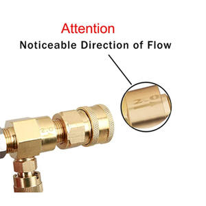 ערכת הזרקת כימיקלים חדשה למכונת שטיפה בלחץ, מיכל סבון מתכוונן, חיבור מהיר <span class=keywords><strong>3</strong></span>/8 אינץ', צינור סיפון 10 רגל - Product Image 3