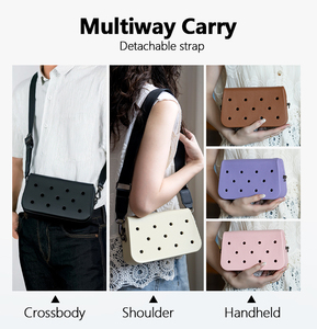 Sac fourre-tout mini tendance en EVA, facile à transporter pour les voyages et les activités de plein air, permet la personnalisation du charme pour une tenue minimaliste et élégante - Product Image 5