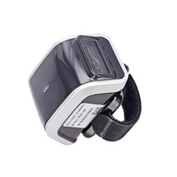 Lecteur de codes-barres portable 2D USB et pour anneau, mini sans fil, portable à porter sur le doigt, en stock