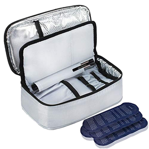 Caja Refrigerada de Viaje para Insulina Reutilizable Personalizada, 4 Bolsas de Hielo, Forro Aislante, Organizador para Diabéticos, Bolsas de Almacenamiento de Medicamentos de Poliéster - Product Image 2