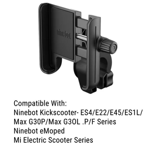 Support de téléphone portable en plastique universel Ninebot pour enfants Xiaomi <span class=keywords><strong>Segway</strong></span> E2 F30 F40 G30P MAX accessoires de Scooter de vélos électriques - Product Image 4