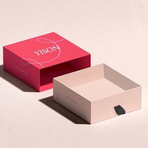 Giấy đồ trang sức bao bì hộp với nam châm hiển thị sinh thái thân thiện thời trang tùy chỉnh hộp đồ trang sức cho Nhẫn & dây chuyền bán buôn - Product Image 4