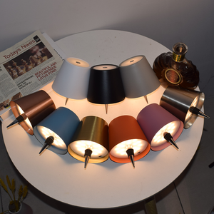 Nhà Sản Xuất Thiết Kế Hiện Đại Pin Nhà Hàng Trang Trí Nội Thất Sang Trọng Khách Sạn Di Động Cảm Ứng Ánh Sáng Ban Đêm Có Thể Sạc Lại LED Bảng Đèn Không Dây - Product Image 4