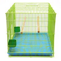 Cages à oiseaux de luxe de type animal de compagnie et matériaux métalliques stockés en gros