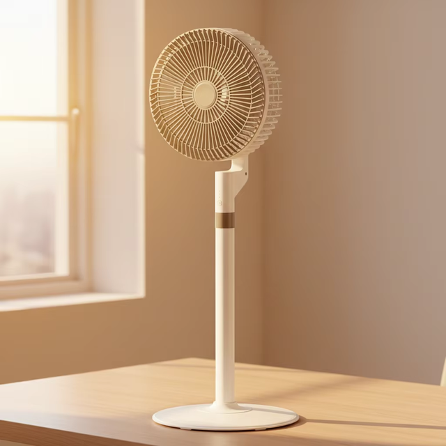 New USB-Powered Mechanical Control Energy-Efficient Low Noise Standing Air Cooling Fan for Hotel Car & Outdoor Use