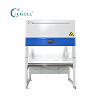 Cabine de sécurité biologique de classe II type A2 certifiée ISO 9001, mini poste de travail microbiologique, construction métallique