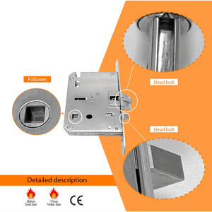 ขายส่งอิเล็กทรอนิกส์ล็อคร่างกาย Mortice ไฟเหล็กประตูล็อคกระบอกกับ CE - Product Image 3