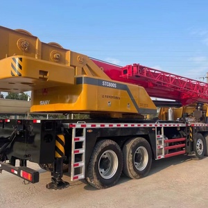 Grue de camion d'occasion Sany STC800, grue mobile de 80 tonnes, flèche hydraulique, grue montée sur camion 4x4 - Product Image 4