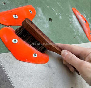 Tırmanma fırça bambu kolu domuzu saç ahşap tırmanma fırça domuz kıl - Product Image 5