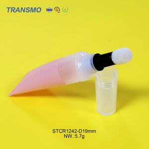 Emballage de crème pour les lèvres en tube à presser, crème pour les yeux, tête en mousse, tubes de cosmétiques à presser, tubes à rouge à lèvres, tubes à gloss - Product Image 6