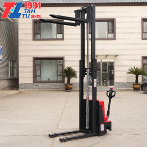 Forklift Listrik Baru Berkualitas Tinggi dan Tahan Lama 1 Ton 1,5 Ton 2 Ton, Angkat 3,5m 3m 2m, Semi-Elektrik Stacker - Product Image 6