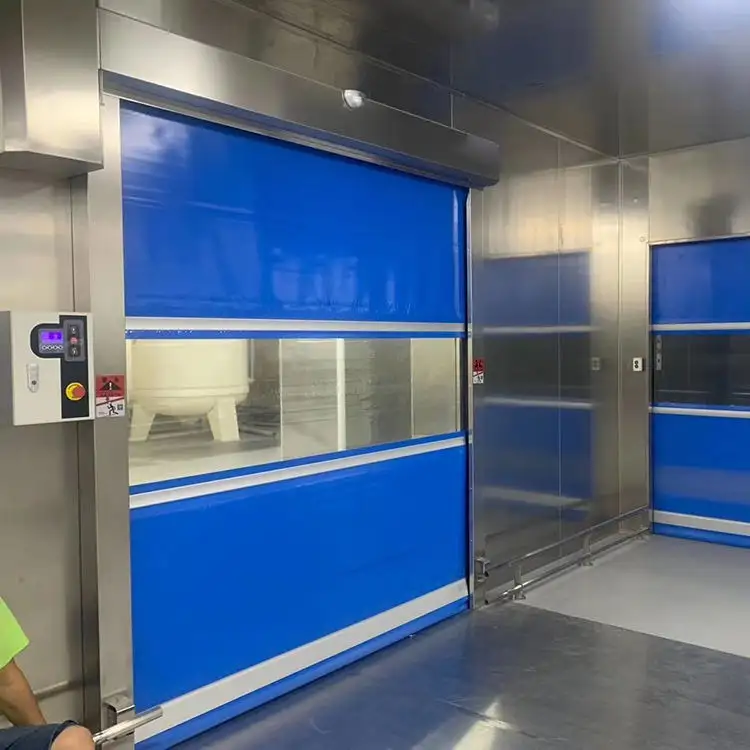 Nuovo fornitore di arrivo rullo rapido rotolamento automatico porta porta porta porta in alluminio ad alta velocità