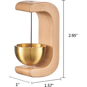 Campanello magnetico Premium con il suono di Ding Ding legno campanello dei negozianti per la scuola appartamento all'aperto & uso dell'hotel - Product Image 2