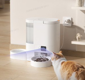 7L thực phẩm nước thông minh hẹn giờ vật nuôi trung chuyển thép không gỉ Tự động chó mèo thực phẩm quả ứng dụng kiểm soát <span class=keywords><strong>video</strong></span> Thông Minh Pin - Product Image 6