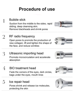 Dermoabrasión Oxígeno Máquinas de rejuvenecimiento facial Blanqueamiento DE LA PIEL Oxígeno Peel Microdermoabrasión facial - Product Image 5