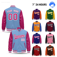 Veste universitaire en sergé de coton 260 GSM pour homme, style Letterman, boutonnée, classique, maillot de baseball universitaire, personnalisable, OEM, vente en gros