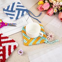 Feuilles de toile plastique transparente 78101S pour la couture, le crochet, la création de projets en maille acrylique, design élégant et original