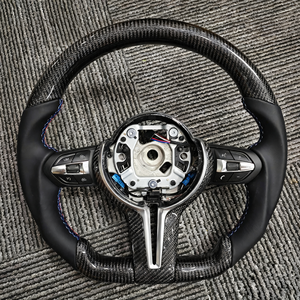 Volante Deportivo de Fibra de Carbono para Cuero, 3 Radios, Tamaño de Agarre 37, para <span class=keywords><strong>Chida</strong></span> para F30-F36 F87 F80 F82 F10 - Product Image 4