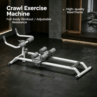 Machine d'exercice horizontale pour le remodelage corporel et l'amincissement de la taille, modèle Workout Bear Crawl, prix d'usine, pour usage domestique, couleur noire