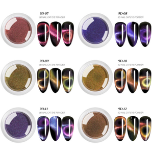 <span class=keywords><strong>Poudre</strong></span> magnétique caméléon, 1 pièce 5D/9D, pour œil de chat, vernis à ongles longue durée, pour Salon de manucure - Product Image 6