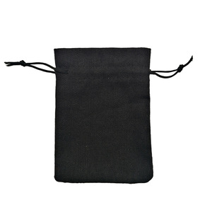 Bolsa de Algodón Calico Negra Grande con Logotipo Personalizado por Sublimación, Bolsa Ecológica Reutilizable para Zapatos, Regalo Corporativo, Bolsa con Cordón de Algodón - Product Image 6