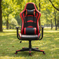 Chaise de jeu inclinable vendue directement par l'usine, chaises de jeu pas chères avec repose-pieds