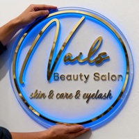 Enseigne rétroéclairée personnalisée, logo 3D, enseignes rondes, enseigne pour salon de beauté, spa, enseigne au néon, enseignes lumineuses, enseigne en acrylique, enseigne murale avec logo