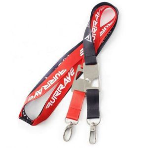 Anime Themed Eco-Friendly <b>Polyester</b> <b>Lanyard</b> Bottle Opener Custom Logo Via Silk Screen Printing for Mobile Phone Keychain Strap - Product Image 6