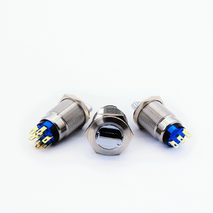 19mm 22mm phẳng đầu <span class=keywords><strong>Selector</strong></span> ROTARY không thấm nước LED <span class=keywords><strong>push</strong></span> <span class=keywords><strong>button</strong></span> chuyển Solder Pin chuyển đổi - Product Image 1