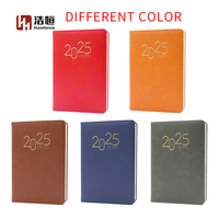 Carnet en cuir de haute qualité avec logo personnalisé, couverture à colorier, format A5, style imprimé, agenda, calendrier, planificateur, journal, cadeau pour l'avent 2025