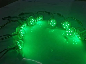 Adressable 24V UCS1903 Point Light RGB 35mm Ferry Lights Pixel LED Noria Cabochon Fairground Lights para paseos de entretenimiento - Product Image 4