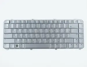 Replacement Laptop keyboard for HP for Pavilion dv5 dv5t dv5-1000 dv5-1100 dv5-1200 rus silver