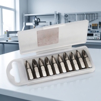 TOOLJOY Jeu de 10 embouts de tournevis, longueur 25 mm, embouts en acier S2, faciles à utiliser, fourniture d'usine OEM