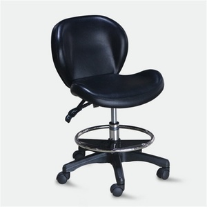 Kisen Modern Spa Pedicure Saddle Master Technician Chair Stool with <b>Footrest</b> for Nail and Hair Shop - Product Image 4