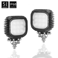 Projecteur de travail LED 4 pouces à faisceau large IP69K 63W Emark 12V 24V, lampe de travail LED en gros pour camion tout-terrain, tracteur, VTT, UTV