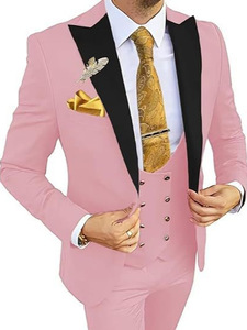 <span class=keywords><strong>Costume</strong></span> Trois Pièces <span class=keywords><strong>Homme</strong></span> <span class=keywords><strong>Italien</strong></span> de Haute Qualité, Veste Pantalon Gilet Imprimé, Coupe Slim, Motif à Carreaux, Idéal <span class=keywords><strong>Mariage</strong></span> et Tenue Décontractée - Product Image 5