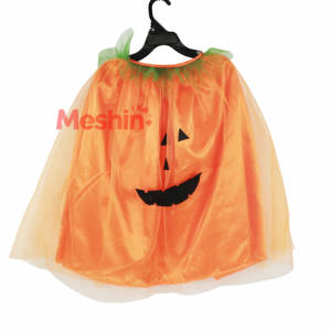 Capa de Calabaza de Halloween para Niños MS, Disfraz de Jack O'Lantern, Capa para Fiesta de Truco o Trato, Suministros de Disfraces - Product Image 1