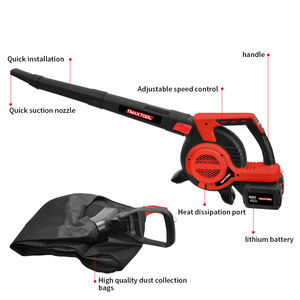 Performances efficaces Opération facile3 en 1 Fonction <span class=keywords><strong>Broyeur</strong></span> sous vide <span class=keywords><strong>Sac</strong></span> à poussière 45L Mini <span class=keywords><strong>souffleur</strong></span> d'air turbo électrique - Product Image 2